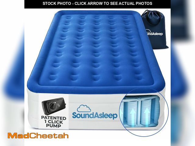 Lot 74-14064815 - SoundAsleep Products Dream Series Luxury Air Mattress, ComfortCoil Technology, Built-in High Capacit...