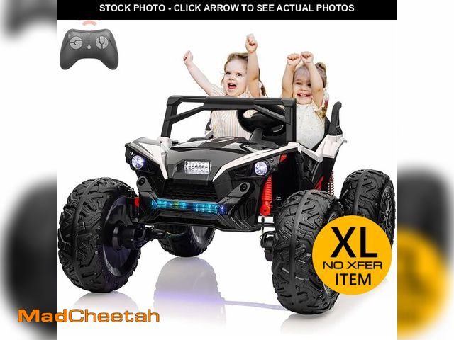 Lot 74-13070933 - (MISSING BATTERY) 2 Seaters 24V Ride on UTV with Remote Control, 400W Powerful Motors with 17" EVA W...