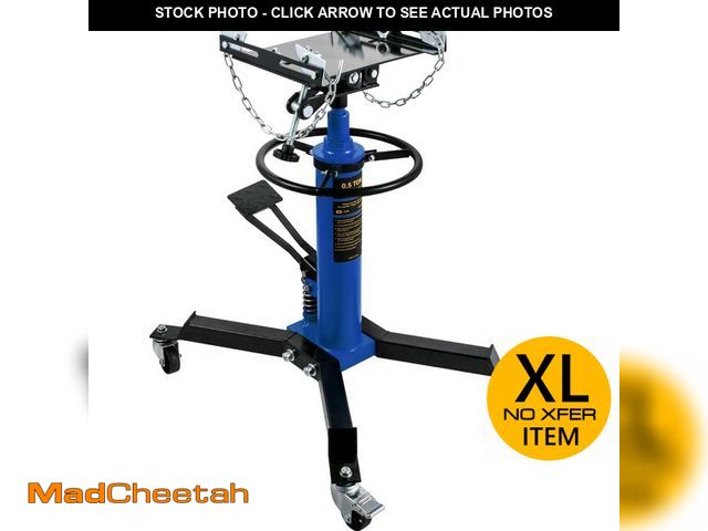 Lot 74-13561160 - SKYSHALO Transmission Jack, 33-67 in. High Lift, 1100 lbs. Hydraulic Telescoping Transmission Jack, ...