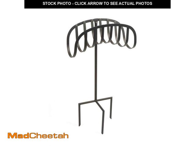 Lot 74-12659598 - LIBERTY GARDEN 125 ft. Black Steel Decorative Hose Stand Garden Hose Reel - UNUSED