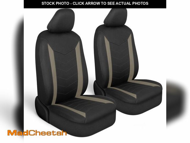 Lot 74-14383212 - Motor Trend SpillGuard 2 Beige Seat Covers for Cars &amp; Seat Covers for Trucks - Neoprene Lining W...