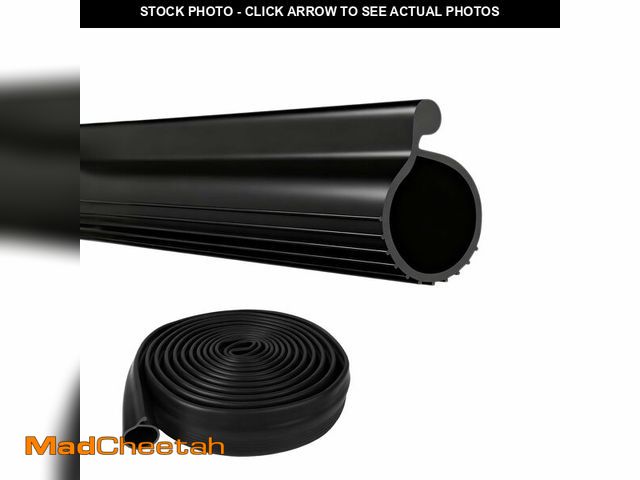 Lot 74-14376818 - 16.8 FT Rubber Garage Door Bottom Seal - 0.35" P Bulb Bottom Weather Stripping Seal Noise Reduction ...