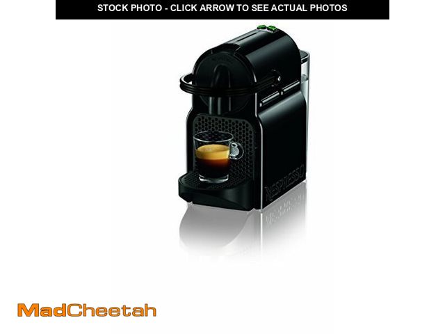 Lot 74-12633250 - Nespresso Inissia Espresso Machine by De'Longhi,24 oz, 1200 watts, Black - USED