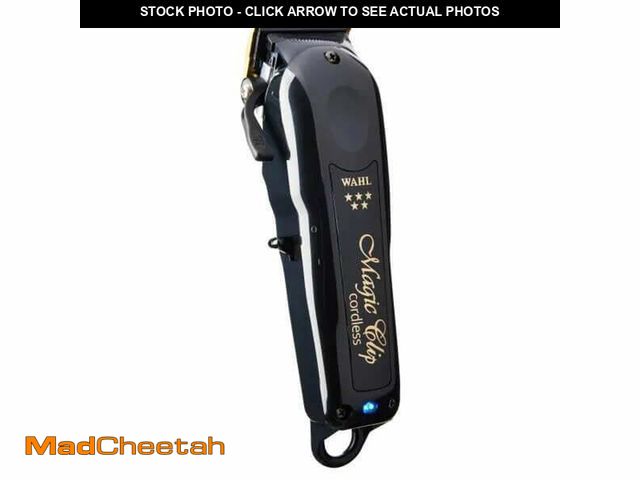Lot 74-12549314 - Wahl Professional 5 Star Black Cord/Cordless Magic Clip, High-Performance Hair Clipper with 100-Minu...