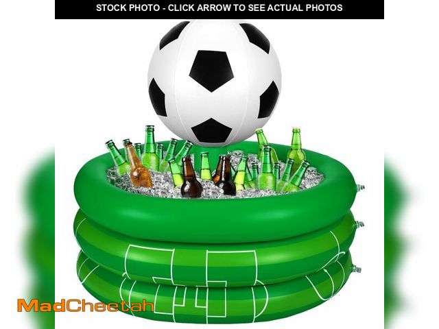 Lot 74-13540749 - Bencailor Inflatable Cooler Inflatable Football Drink Cooler Toss Game Party Decoration Rugby Basket...