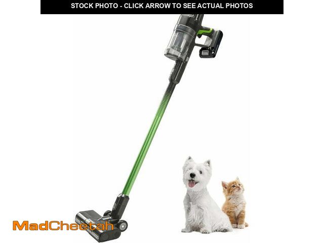 Lot 74-12891103 - (MISSING BATTERY,CHARGER) Greenworks 24V Brushless (500W) Cordless Stick Vacuum, (4) Attachments, Ul...