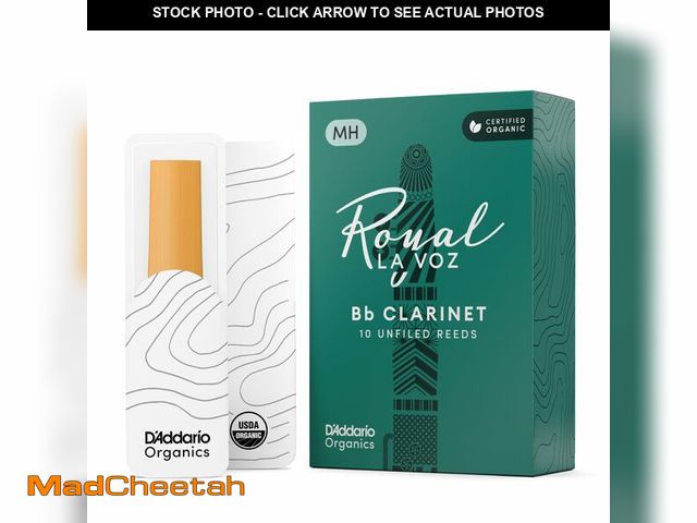 Lot 74-14207737 - D'Addario La Voz Bb Clarinet Reeds, Strength Medium-Hard, 10-pack,RCC10MH - UNUSED