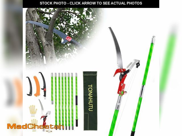 Lot 74-12863453 - TONAHUTU 26 Feet Tree Pole Pruner Manual Branches Trimmer Extension Cut Tree Branch Garden Tools Lop...