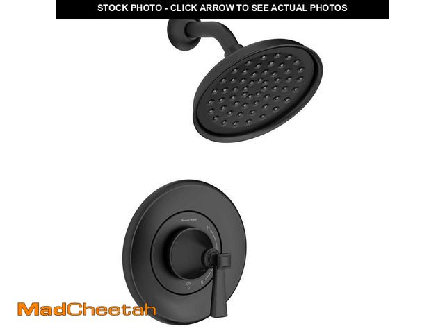 Lot 74-12852423 - American Standard Rumson Single-Handle 1-Spray Shower Faucet with 1.8 GPM in Matte Black (Valve Incl...