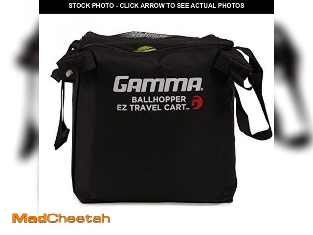 Lot 74-12396684 - GAMMA Sports EZ Travel Cart, Tennis &amp; Pickleball Hopper, Padel, Portable Compact Design, Sturdy ...