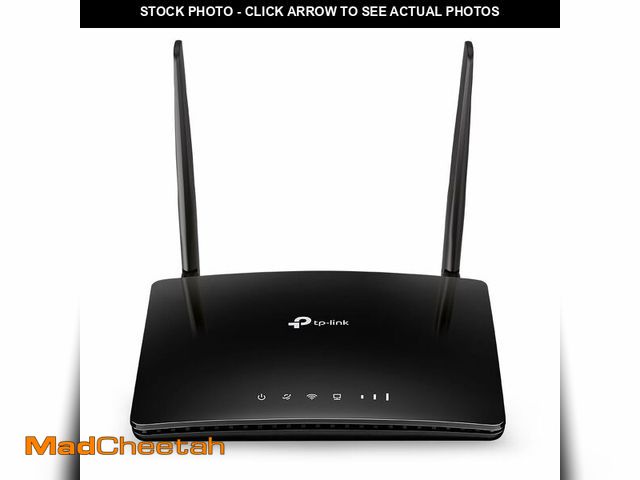 Lot 74-14303140 - TP-Link TL-MR150, N300 Mbps 4G/3G SIM Slot, Connectivity up to 32 Devices, No Configuration Required...