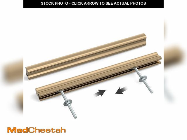 Lot 74-14300772 - Peaha 10 Pack Adjustable Cabinet Drawer Pulls Overall Length 224mm(8-13/16inch) Champagne Bronze Dra...
