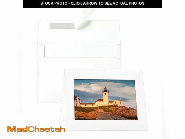 Lot 74-14213478 - Silunkia 60 Packs White Photo Frame Cards and Envelopes for 4 x 6 Picture, Paper Picture Frames and ...
