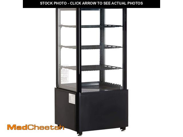 Lot 74-14349931 - SVOPES Refrigerated Display Case 16.9 in. W 3 cu.ft. 3-Tier Countertop Pastry Refrigerator LED Light...
