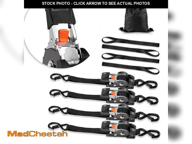 Lot 74-14255839 - *MISSING STRAPS* SKYSHALO 1 in.x10 ft. Retractable Ratchet Straps, 1200 lbs. Break Strength, Tie Dow...