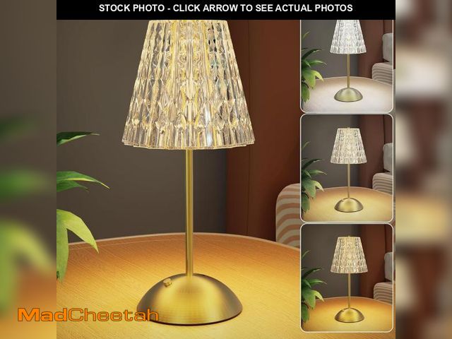 Lot 74-12279687 - Royana Cordless Table Lamp Rechargeable: Cute &amp; Compact Bedside Table Lamp ? Adjustable Brightne...
