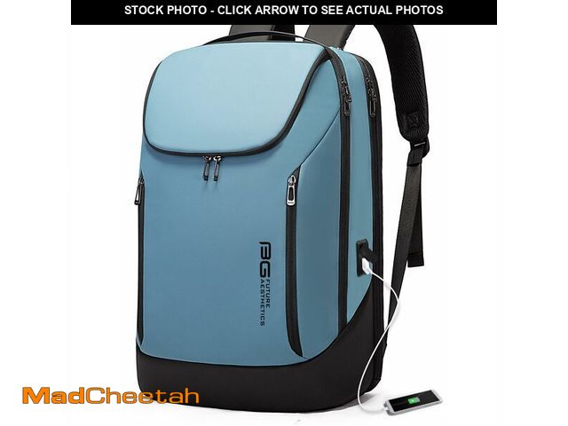 Lot 74-13802523 - BANGE Business Smart Backpack Waterproof fit 15.6 Inch Laptop Backpack with USB Charging Port,Travel...