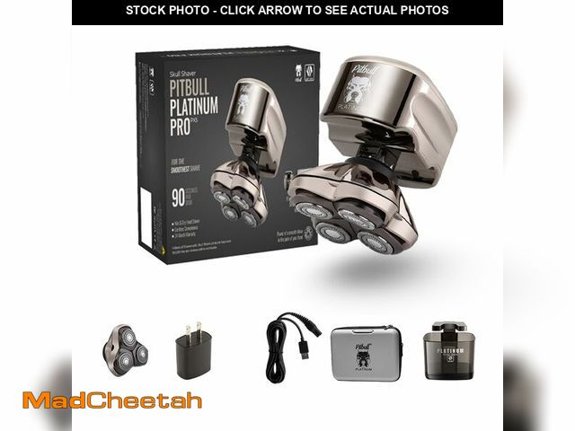 Lot 74-12717130 - Skull Shaver - Pitbull Platinum PRO PX5 Head and Face Shaver - with Bonus Blade - UNUSED