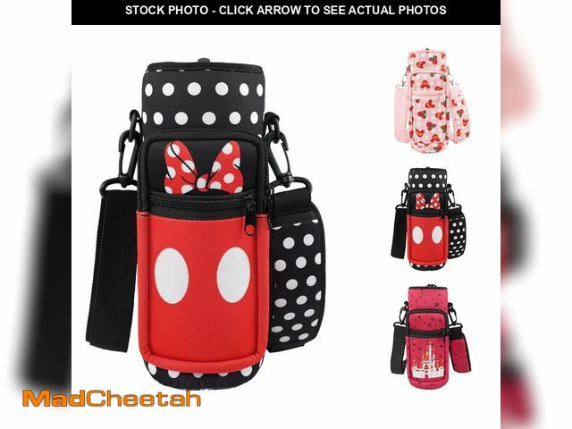 Lot 74-13720889 - Unyopsa Water Bottle Carrier Bag 25oz/32oz Water Bottle Pouch Holder Adjustable Shoulder Strap Neopr...