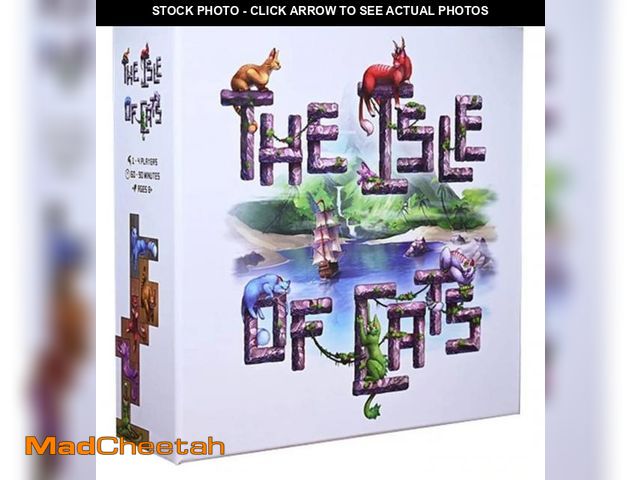 Lot 74-12214411 - City of Games The Isle of Cats - Rescue as Many Cats As Possible for 1-4 Players, Ages 8+ - UNUSED