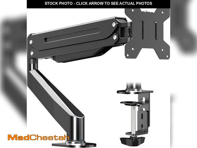 Lot 74-11557234 - Suptek Monitor Mount Gas Spring Monitor Arm Desk Mount Fully Adjustable Fits 17 20 22 23 24 26 32 in...