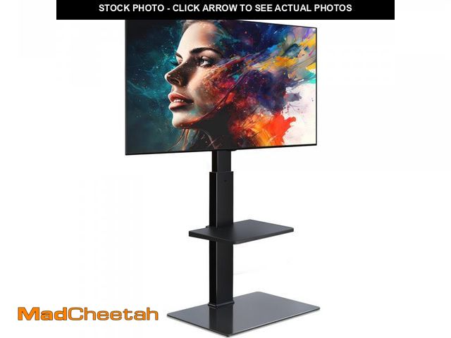 Lot 74-12372244 - FITUEYES Swivel Floor TV Stand with Mount for TVs 37 43 50 55 60 65 70 75 Inch LCD LED Flat/Curved S...