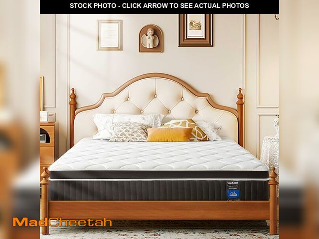 Lot 74-12762901 - SIMARTH 12 Inch Queen Size Mattress in a Box, Strengthen Gel Memory Foam Hybrid Queen Mattresses wit...