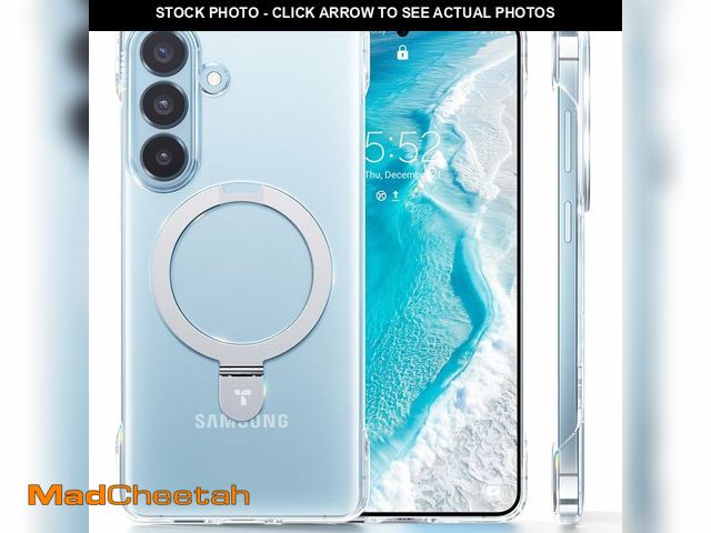 Lot 74-13575543 - TORRAS Magnetic Ostand for Samsung Galaxy S26 Case Clear, [Anti-Yellowing] [Fit for MagSafe] [Drop P...