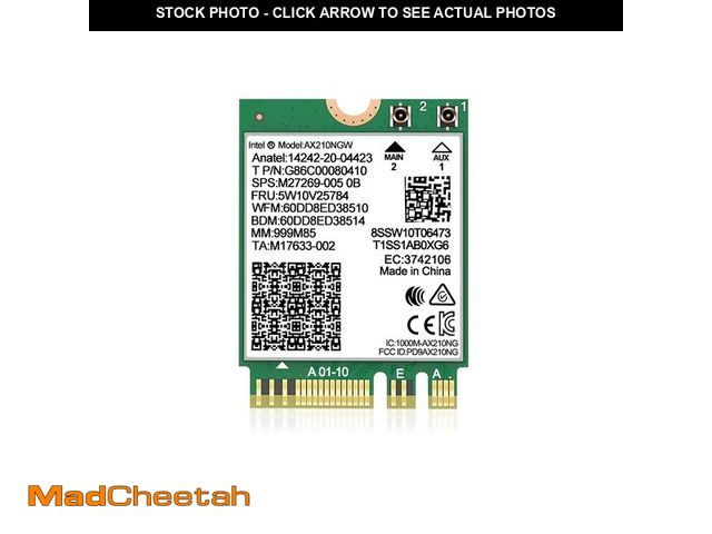 Lot 74-12718861 - WiFi 6E Wireless Card Intel AX210 NGW Bluetooth 5.3 Tri-Band 5400Mbps Network Adapter for Laptop Sup...