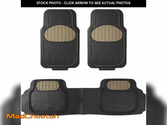Lot 74-12365966 - FH Group Heavy-Duty Car Mats - Universal Fit, Trimmable Rubber Floor Mats, Sedans, SUVs, Trucks - Be...