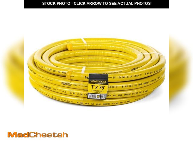 Lot 74-14447642 - HOME-FLEX 1 in. CSST x 75 ft. Corrugated Stainless Steel Tubing 11-01075 - UNUSED