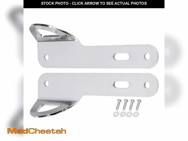 Lot 74-14152351 - Riloer Motorcycle Front Fork Tie Down Brackets Compatible with Harley Touring 1993-2018, Motorcycle ...