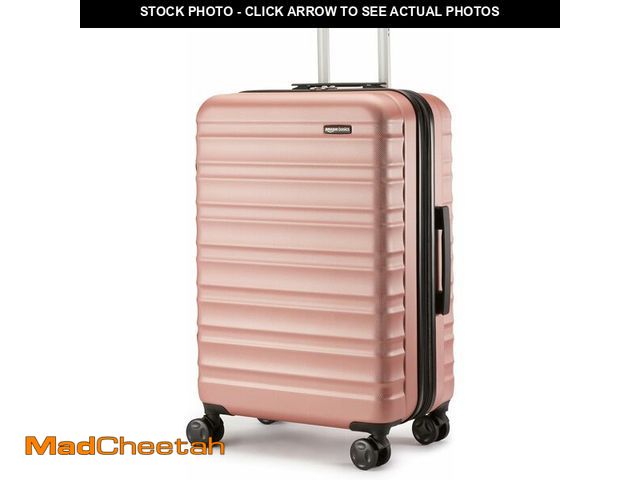 Lot 74-14347587 - Basics 26" Hardside Medium Checked Luggage, Expandable Hardshell Suitcase with Telescoping Handle, S...