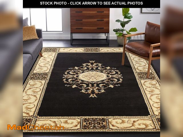Lot 74-12760506 - Superior Indoor Area Rug, Plush Carpet Cover, Traditional Oriental Medallion, Perfect for Hallway, E...