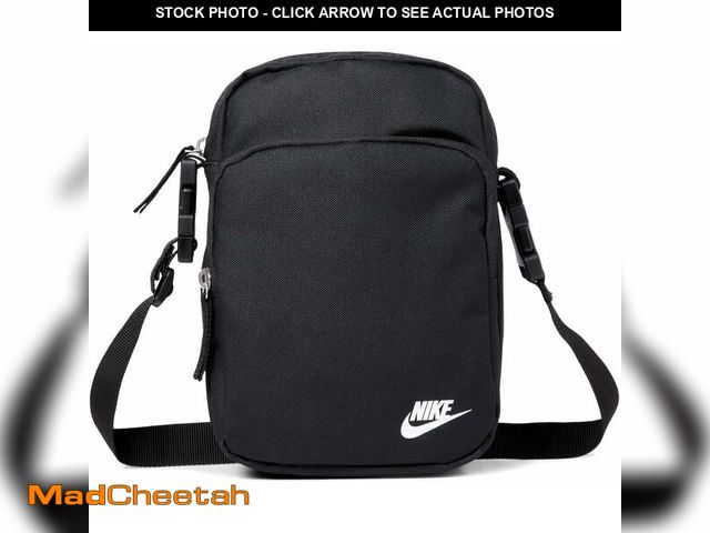 Lot 74-13844731 - Nike Unisex Heritage Crossbody Bag (4L), Black/Black/White, MISC - UNUSED