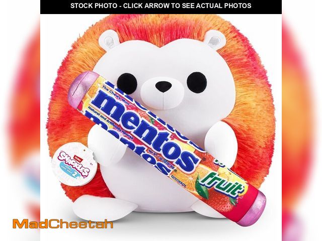 Lot 74-14076771 - Snackles Series 2 Hedgehog &amp; Mentos 16 Inch Collectible Plush by ZURU, Ultra Soft Stuffed Animal...