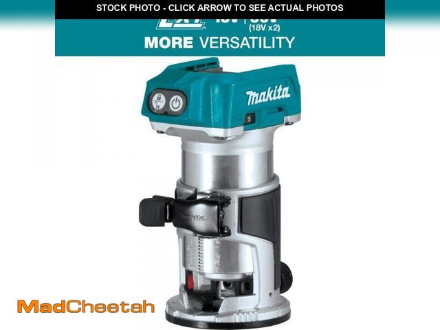 Lot 74-12173049 - Makita 18V LXT Lithium-Ion Brushless Cordless Variable Speed Compact Router with Built-In LED Light ...