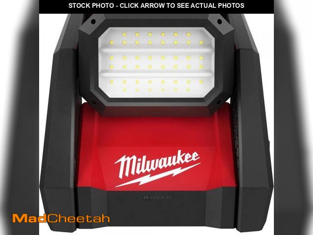 Lot 74-12390840 - Milwaukee M18 GEN-2 18-Volt Lithium-Ion Cordless 4000 Lumens ROVER LED AC/DC Flood Light (Tool-Only)...