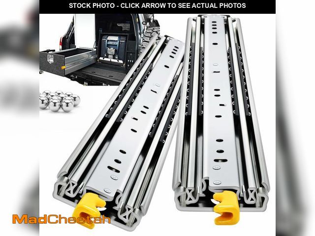 Lot 74-13819951 - YENUO Heavy Duty Drawer Slides with Lock 12 14 16 18 20 22 24 26 28 30 32 34 36 38 40 44 48 52 56 60...