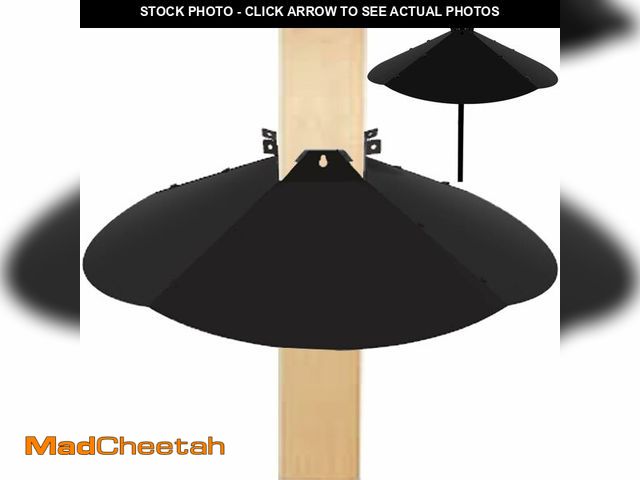 Lot 74-14212454 - Pirateant 24 Inch Metal Squirrel Baffle,Adjustable Opening Size, for Up to 4x4 Wide Wooden Post,Squi...
