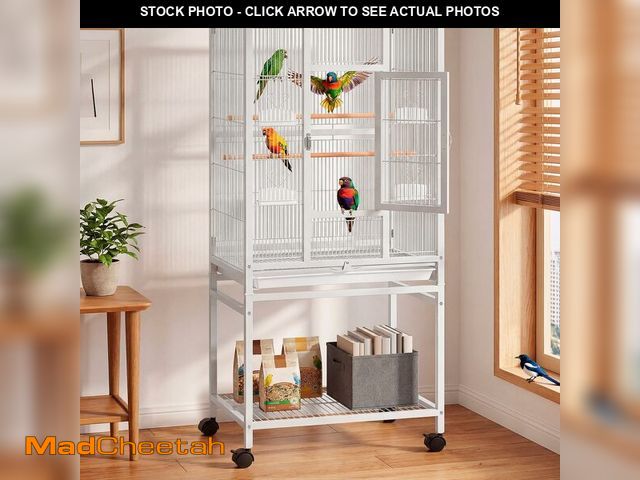 Lot 74-13800702 - YITAHOME 53 inches Birdcage Cover and Bird Cage Seed Catcher, Bird Cages for Parakeets, Parrot, Cock...