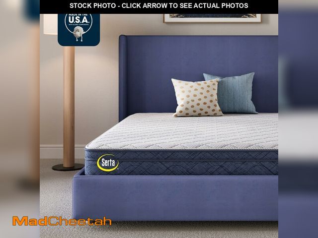 Lot 74-13673344 - Serta Five Star Mattress Tranquility 10-Inch Plush Pillow Top Ã¢â¬â King Ã¢â¬â Cooling Gel, Zo...