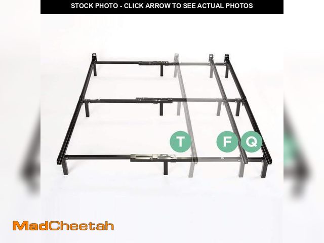 Lot 74-12518179 - ZINUS Compack Metal Adjustable Bed Frame, 7 Inch Support Bed Frame for Box Spring and Mattress Set, ...