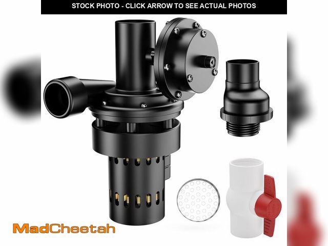 Lot 74-13712304 - Automatic Utility Sink Pump, Under-Sink Mounted for Gravity-Free Drainage, 115V Pump with Drain Scre...