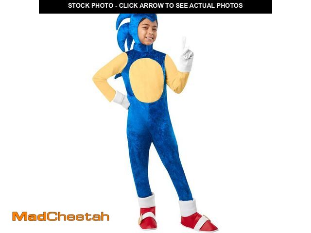 Lot 74-12705396 - Rubies Sonic the Hedgehog: Deluxe Costume for Kids, Boy's Large - UNUSED