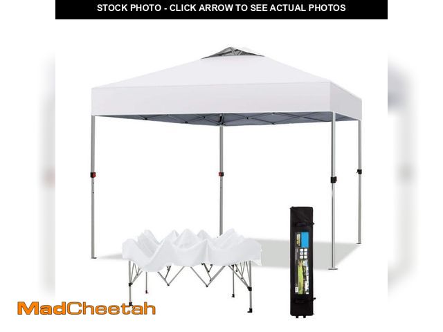 Lot 74-14258131 - PHI VILLA 10 ft. x 10 ft. Instant Canopy Pop Up Tent in White With Wheeled Bag - UNUSED