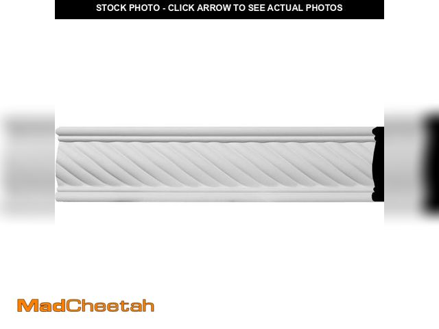 Lot 74-12262715 - (SET OF 48) Endurathane Diana Rope Chair Rail 3"H x 5/8"P x 94 1/2"L, Factory Primed - UNUSED