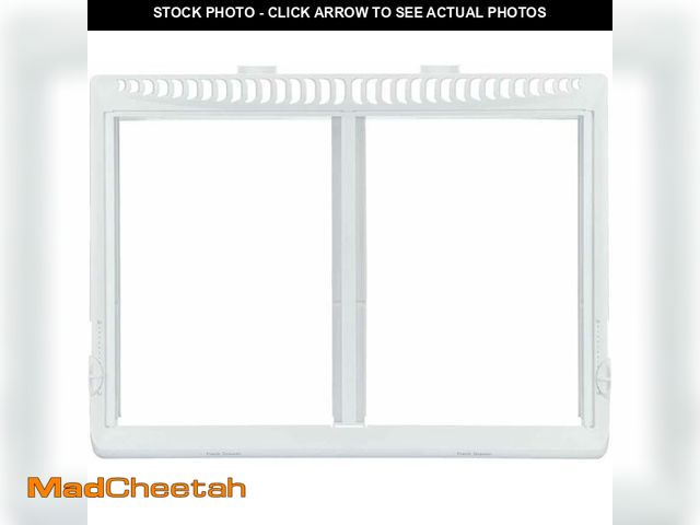 Lot 74-13734002 - Smart Choice 240364787 Refrigerator Shelf Frame/Crisper Drawer Cover (No Glass) - White, Impact Resi...