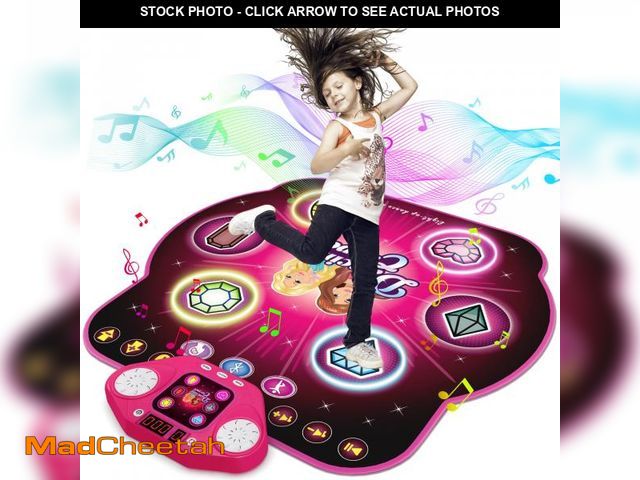 Lot 74-12305360 - Dance Mat Toys for 3-12 Year Old Kids,Electronic Dance Pad with Light-up 6-Button &amp; Wireless Blu...