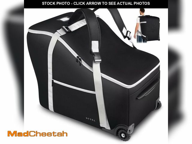 Lot 74-12713140 - Infant Car Seat Travel Bag Backpack for Airplane, Fits Doona Car Seat Stroller and Base, Padded Cars...